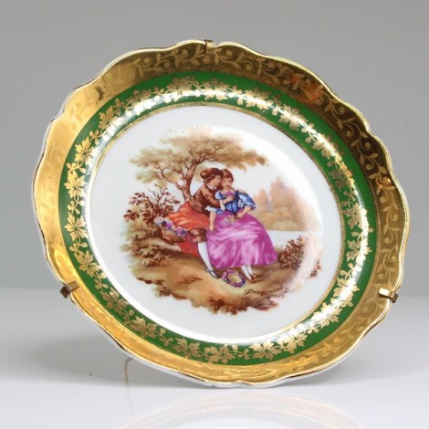 mica farfurie decorativa Limoges : Fragonard, cca 1950. Franta